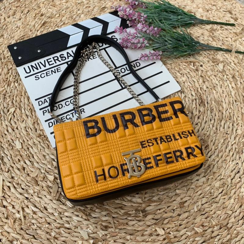 Burberry Handbags 80213081 Small Horseferry Print Yellow